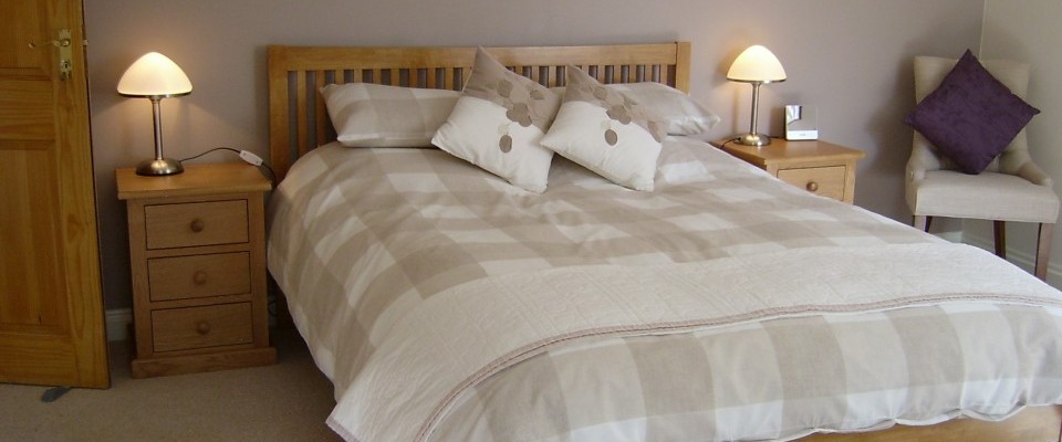 Melin Pandy bed and breakfast double bedroom