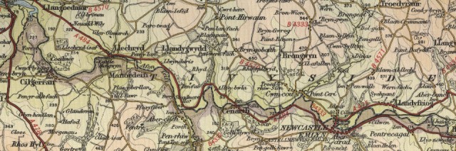 Newcastle Emlyn Old Map